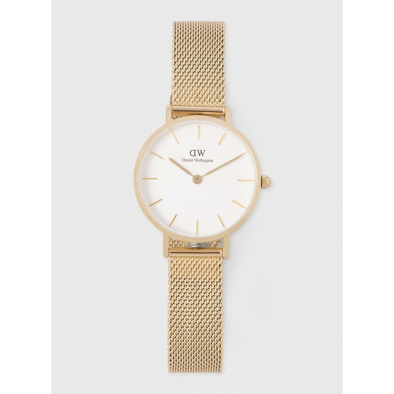 Hodinky Daniel Wellington Petite 28 Evergold zlatá barva