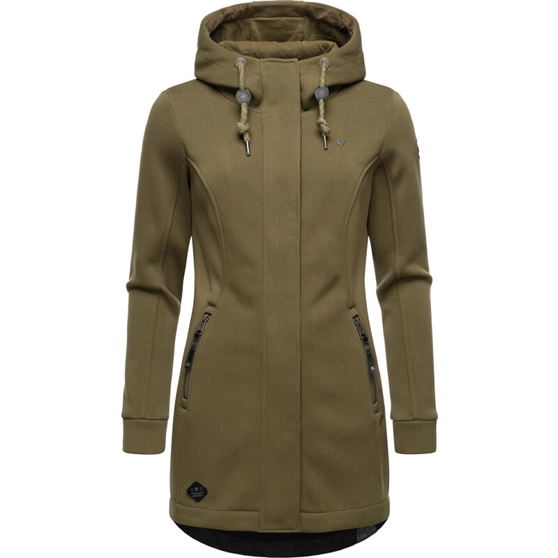 Ragwear Mikina 'Letti' šedá / olivová / černá
