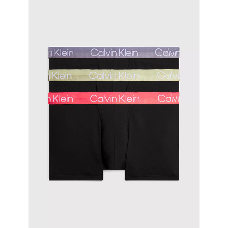 Pánské spodní prádlo TRUNK 3PK 000NB2970AGZH - Calvin Klein