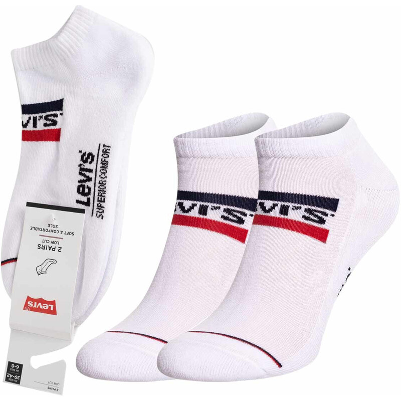 Ponožky Levi's 701219507001 White