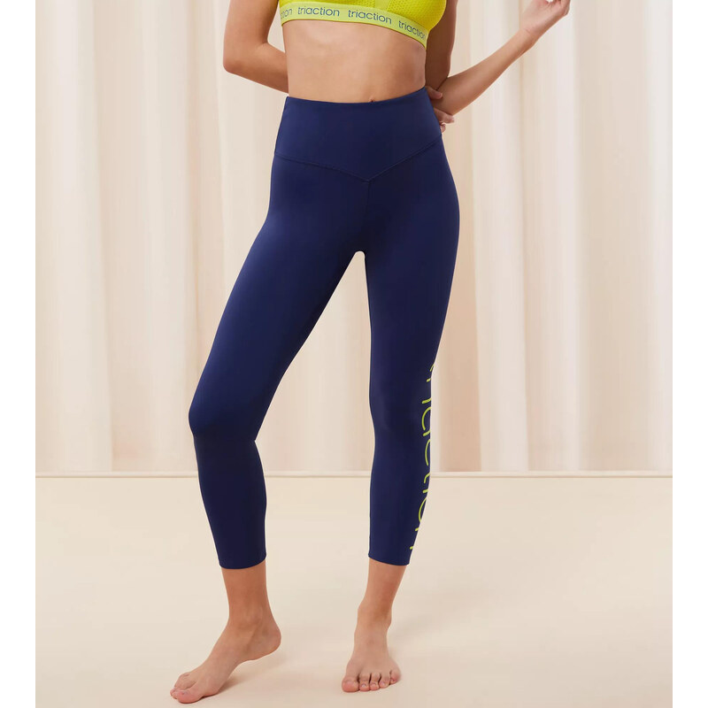 Dámské legíny Cardio RTW 7/8 High Waist Leggings Logo - TWILIGHT BLUE - modré 2297 - TRIUMPH