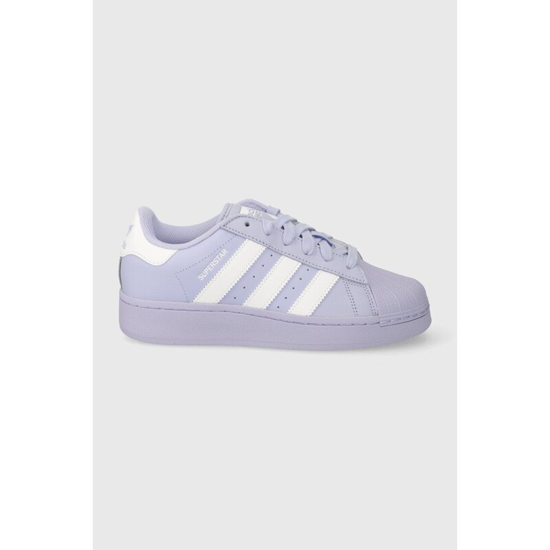 Kožené sneakers boty adidas Originals Superstar XLG fialová barva, ID5735