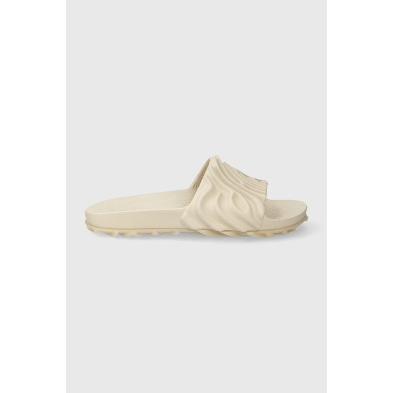 Pantofle Crocs Salehe Bembury x The Pollex Slide béžová barva, 208685.1MC