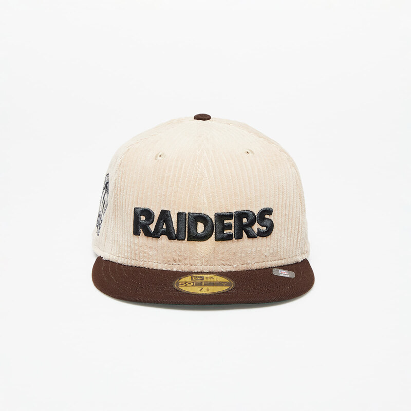 Kšiltovka New Era Las Vegas Raiders 59FIFTY Fall Cord Fitted Cap Brown