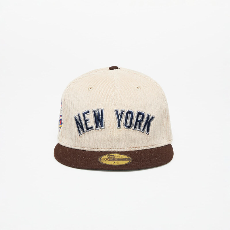 Kšiltovka New Era New York Yankees 59FIFTY Fall Cord Fitted Cap Brown