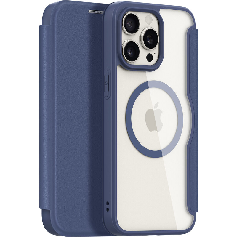Ochranné pouzdro na iPhone 15 Pro MAX - DuxDucis, SkinX Pro with MagSafe Blue