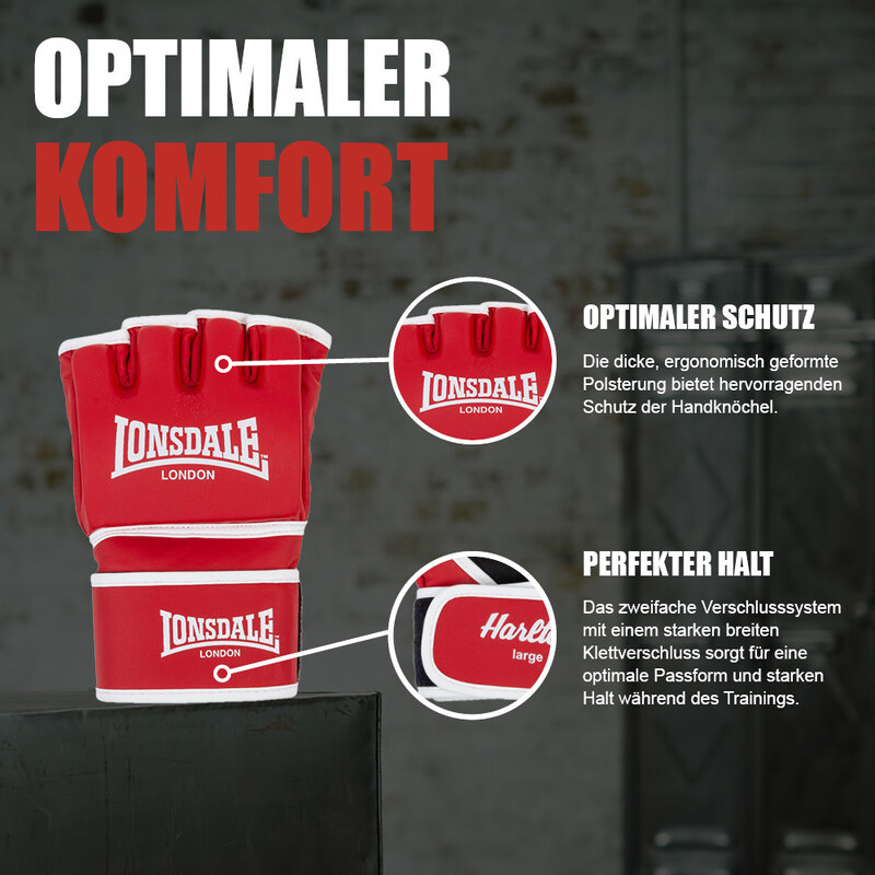 Lonsdale Artificial leather MMA sparring gloves