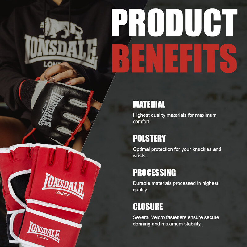 Lonsdale Artificial leather MMA sparring gloves