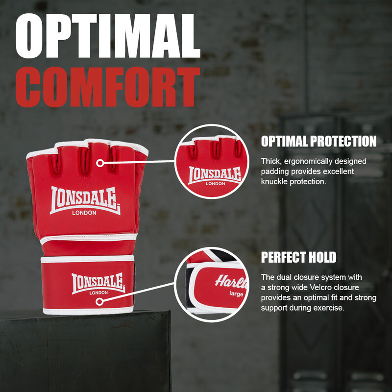 Lonsdale Artificial leather MMA sparring gloves