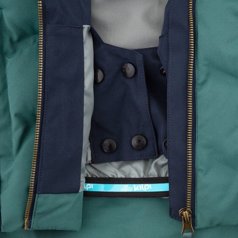 Dětská zimní bunda Kilpi TEDDY-JB Tmavě zelená