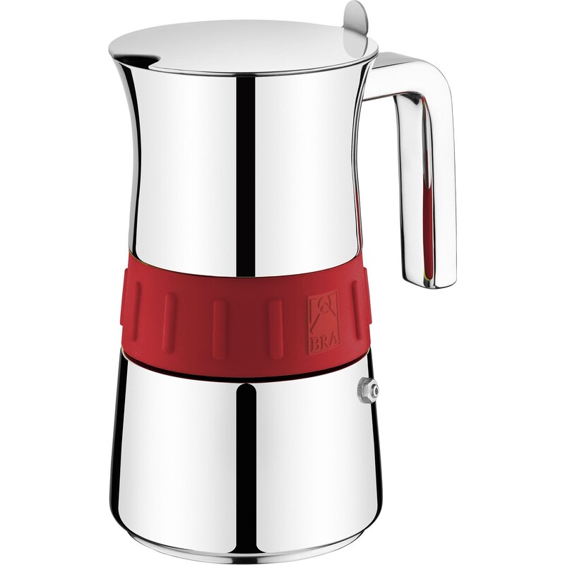 Moka konvice Elegance red- 4 šálky