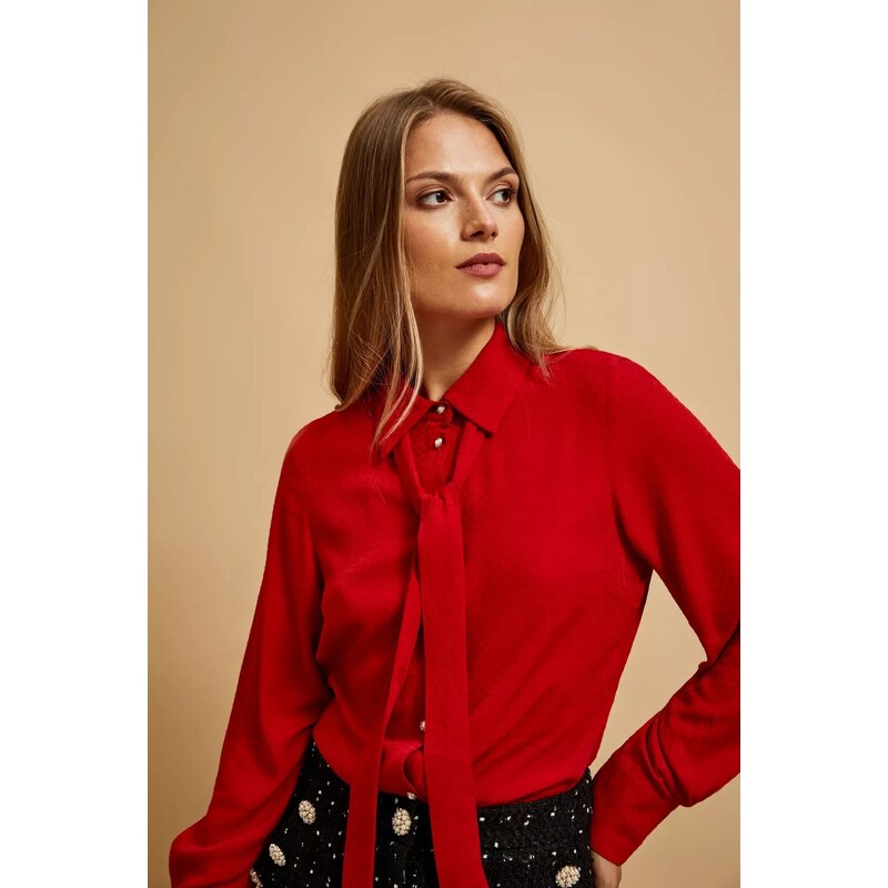 Marisse Košile se zavazovaným výstřihem 88018950