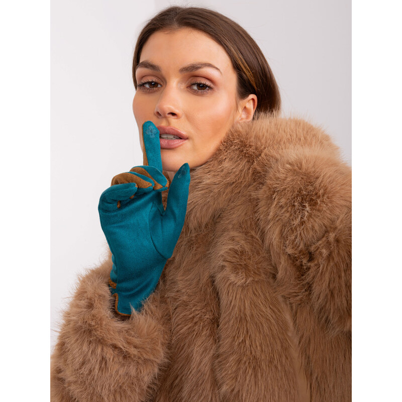 Wool Fashion Italia Gloves-AT-RK-238601.78-marine