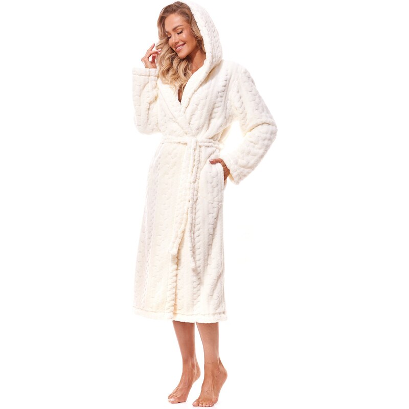 L&L Swet Long Robe 2309 Ecru Ecru