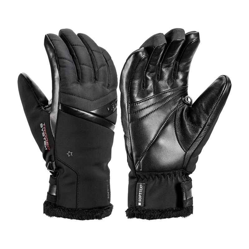 Rukavice lyžařské Leki Snowfox 3D Women Velikost: 7 černá 112489782