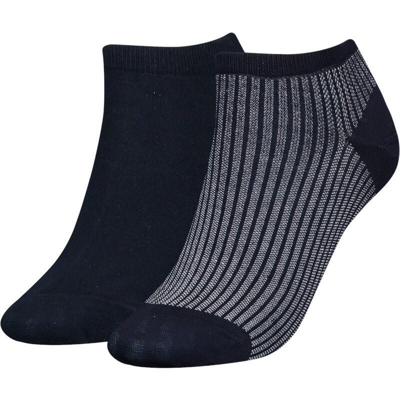 Tommy Hilfiger Woman's 2Pack Socks 701222650002 Navy Blue