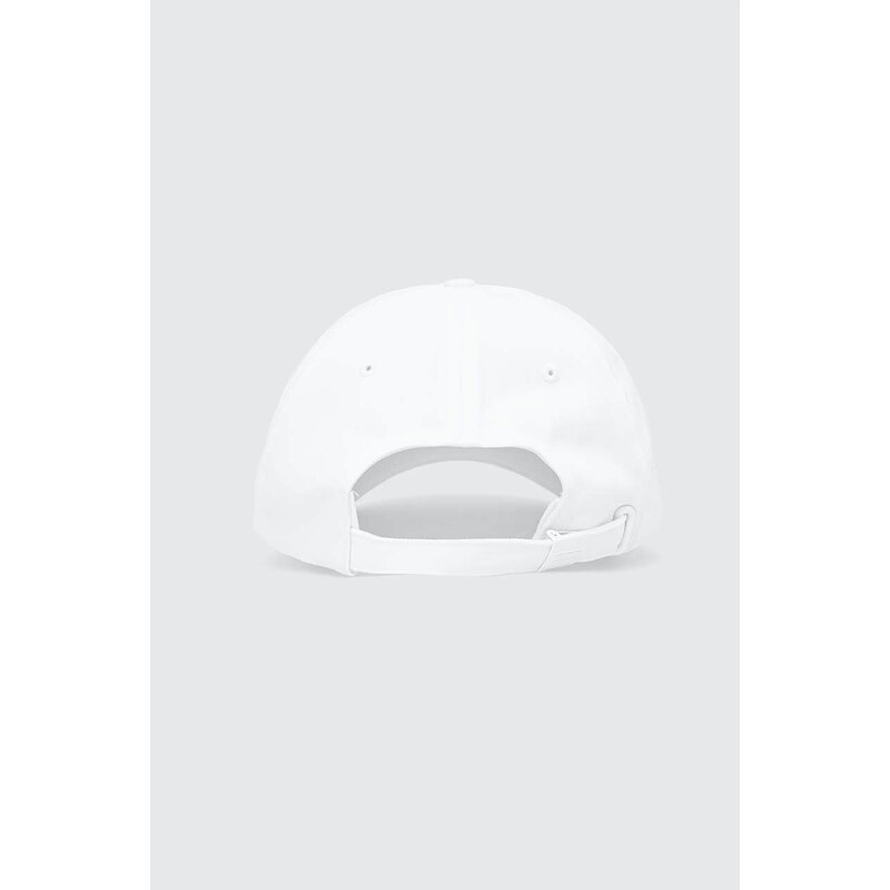 Bavlněná baseballová čepice Tommy Jeans bílá barva, s aplikací