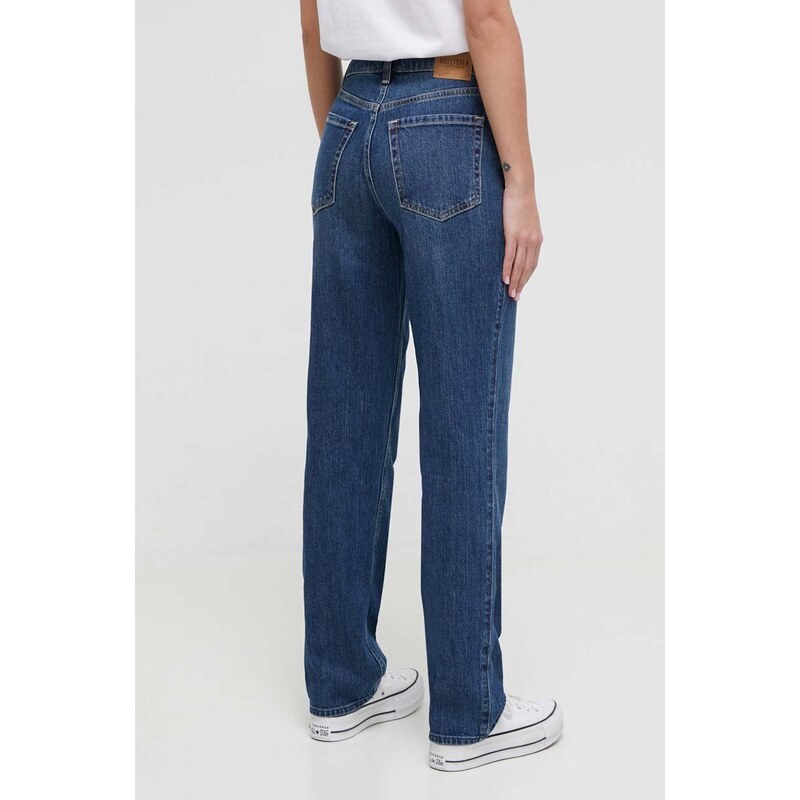 Džíny Hollister Co. CURVY JEANS dámské, high waist