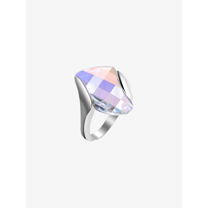 Stříbrný prsten Harmony s českým křišťálem Preciosa, krystal