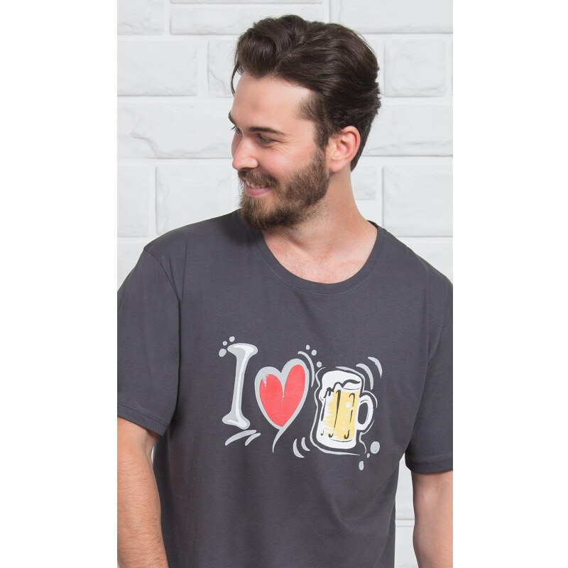 Pánská noční košile I Love Beer - Vienetta Secret