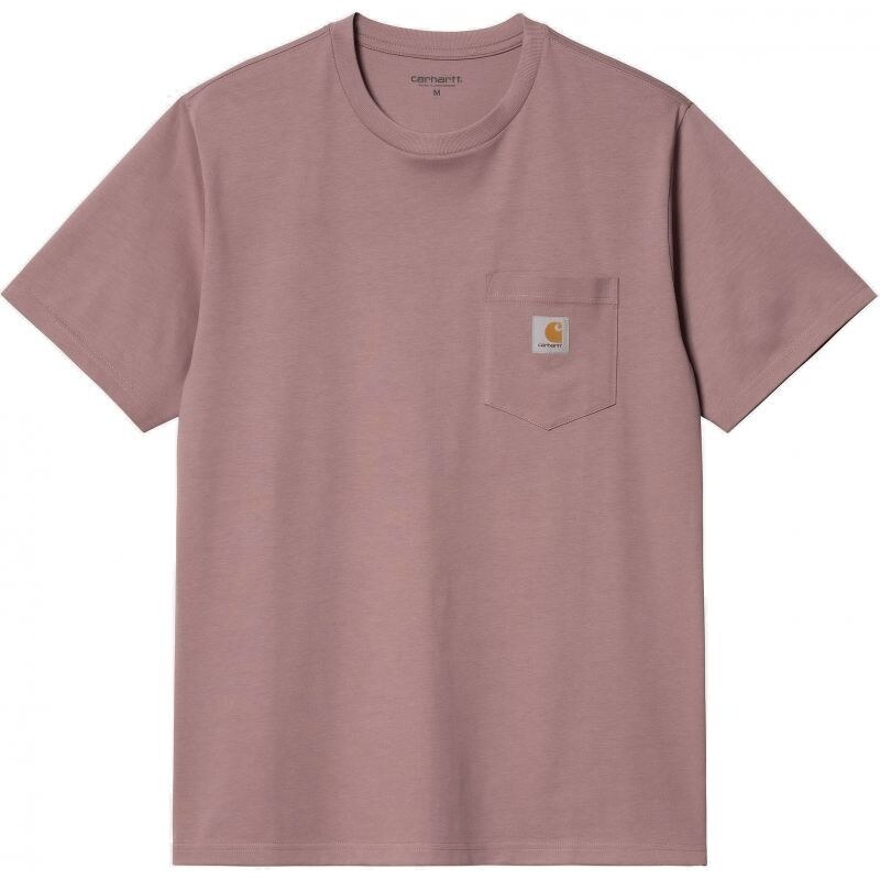 TRIKO CARHARTT WIP Pocket S/S - růžová -