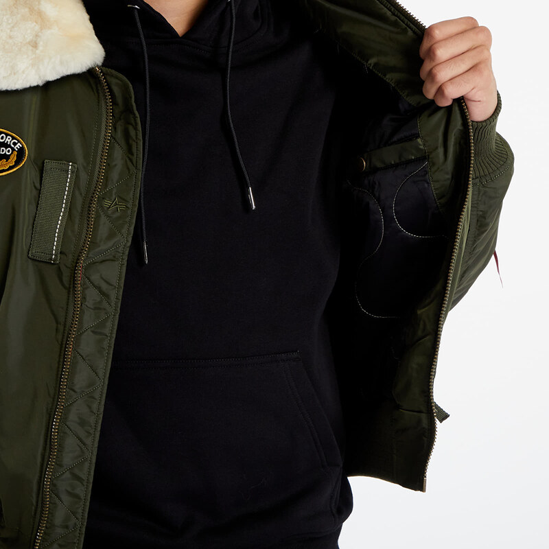 Alpha Industries Inc. Pánský bomber Alpha Industries Injector III Air Force Dark Olive