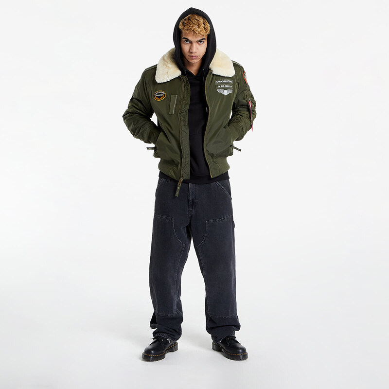 Alpha Industries Inc. Pánský bomber Alpha Industries Injector III Air Force Dark Olive