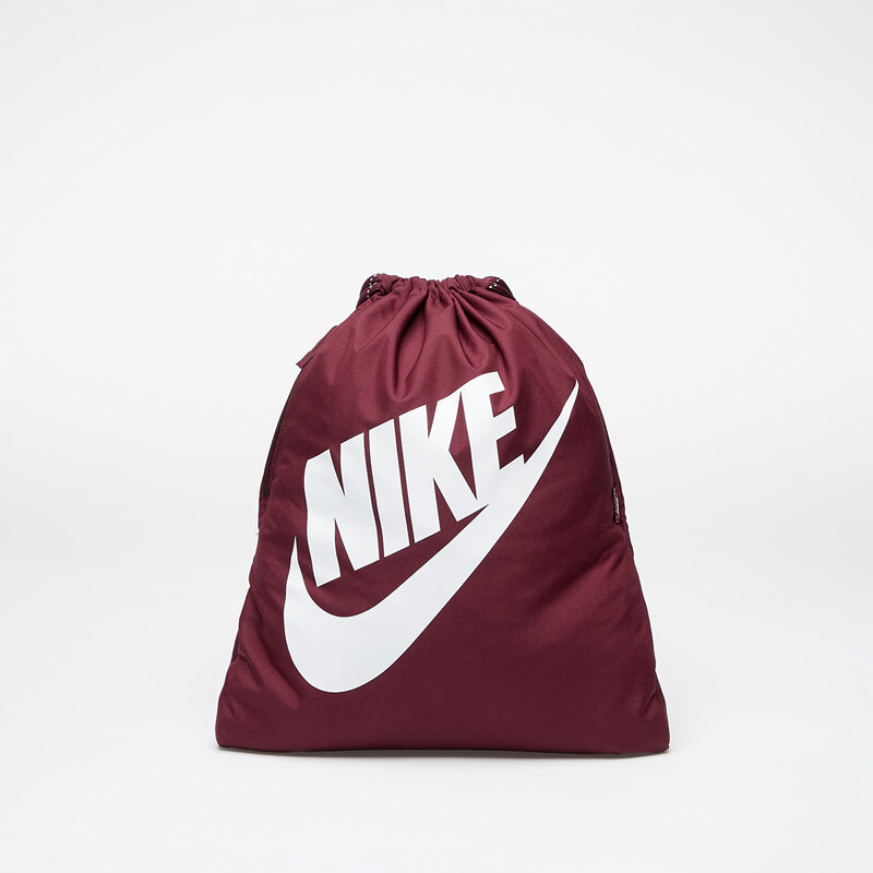 Gymsack Nike Heritage Drawstring Bag Night Maroon/ White