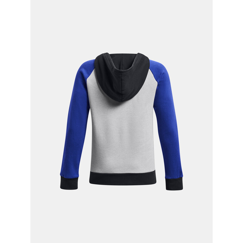 Under Armour Pulover UA Rival Fleece Script CB HD-BLU - Kluci