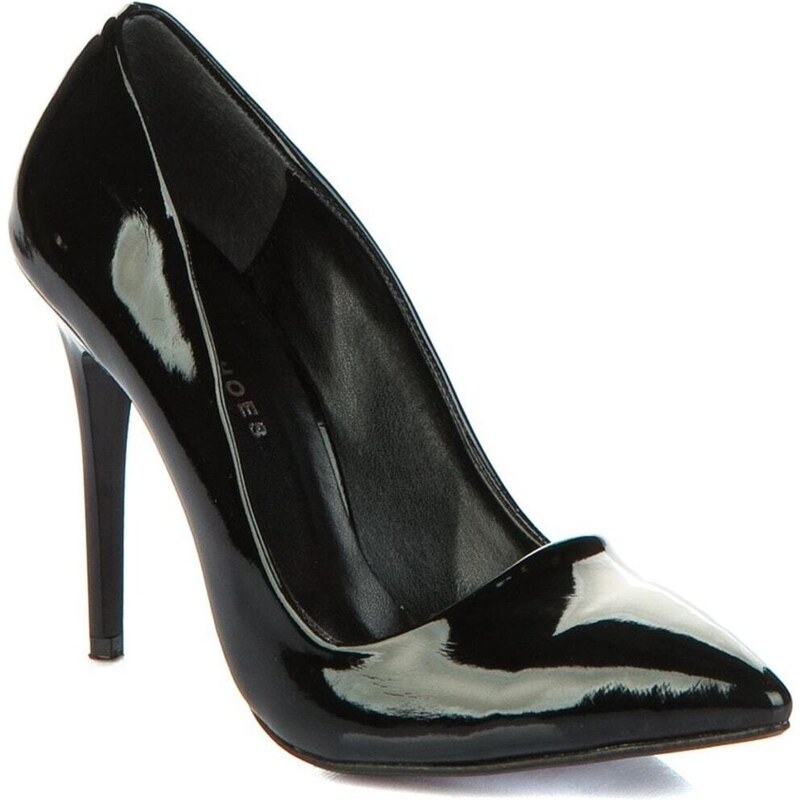Fox Shoes Black Women's Heeled Shoes