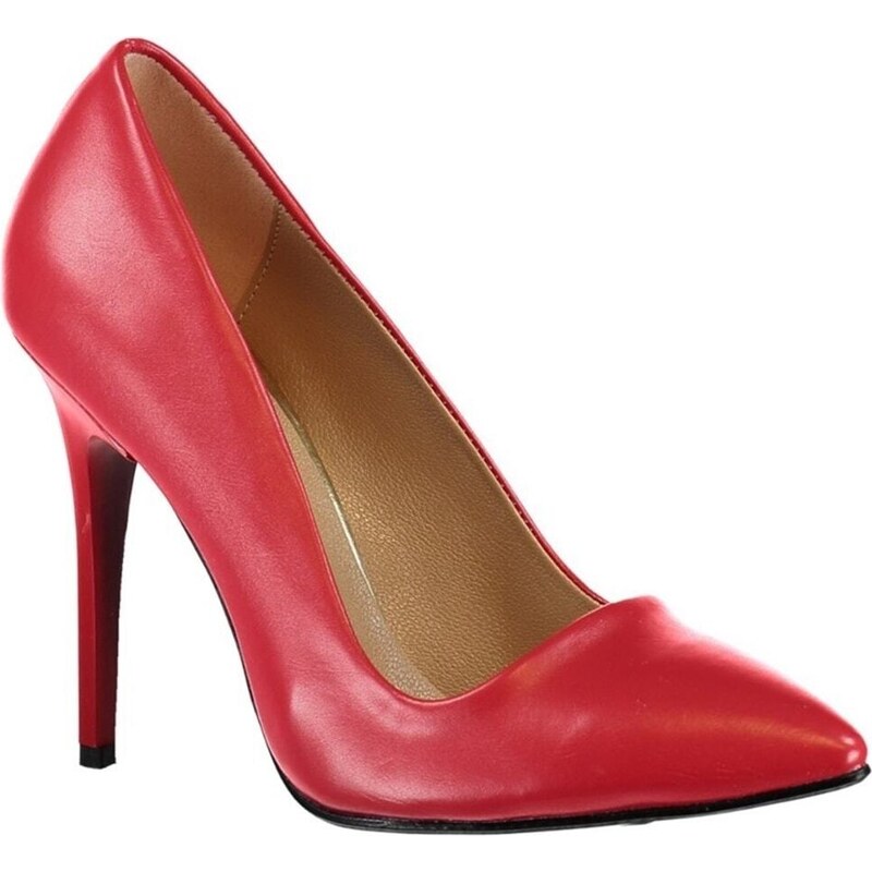 Fox Shoes Red Women's Heeled Shoes