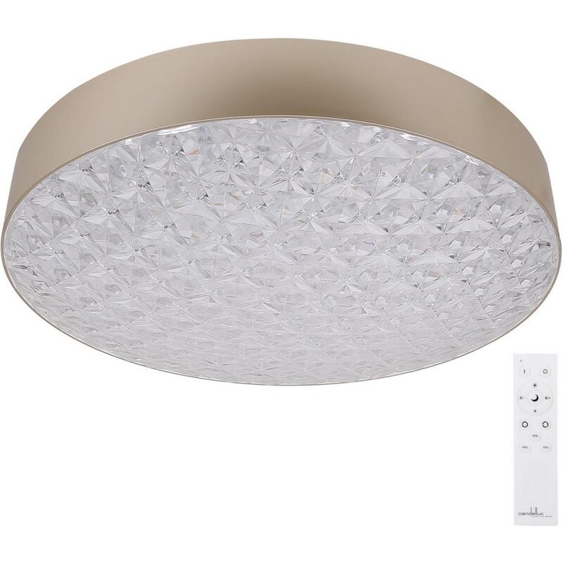 Candellux LED Stmívatelné stropní svítidlo LUXON LED/60W/230V 2800-6500K béžová + DO CA0697