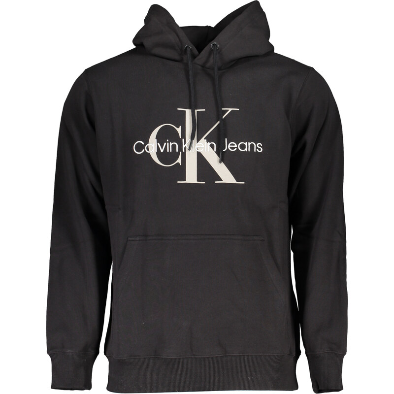 Černá mMikina Calvin Klein bez zipu