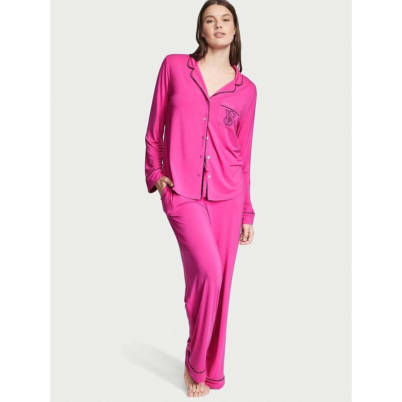 Victoria's Secret pyžamová souprava Modal Long Pajama Set