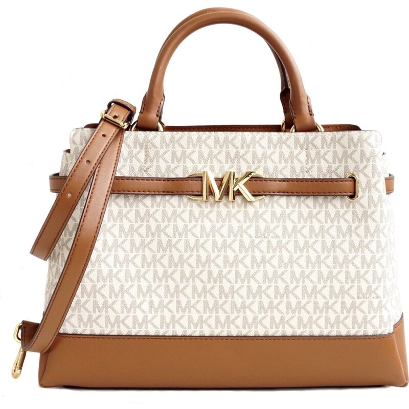 Kabelka Michael Kors Reed lg belt logo vanilla