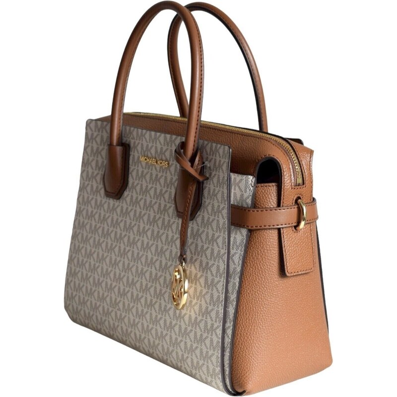 Kabelka Michael Kors large Mercer belted logo vanilla