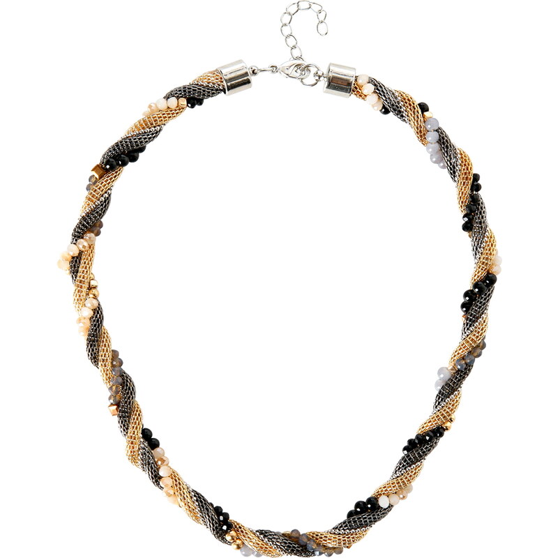 Promod Beads and chains necklace