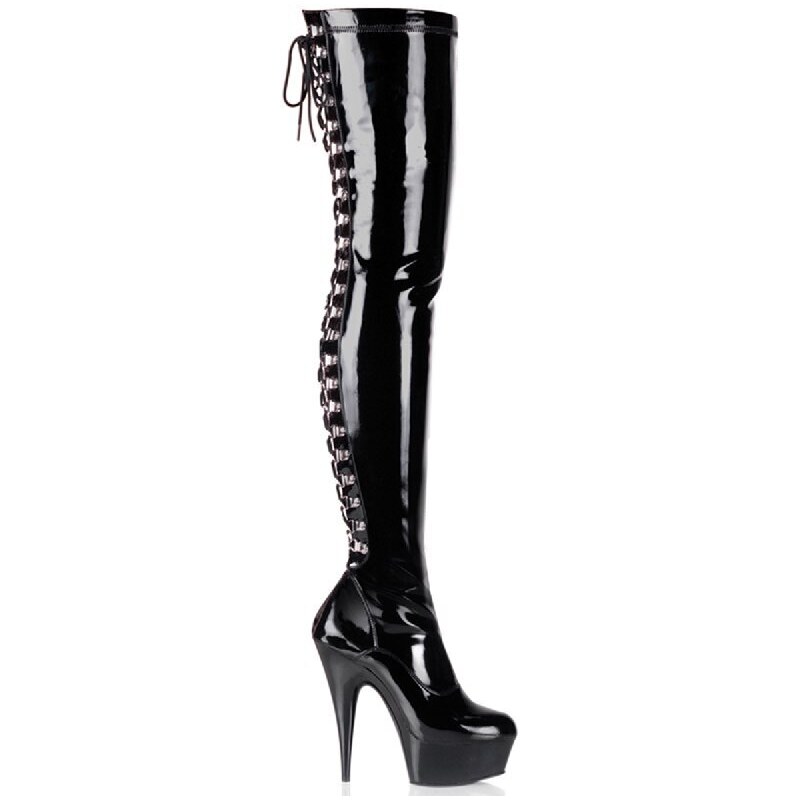 Pleaser Dámské kozačky DEL3063/B/M DELIGHT-3063