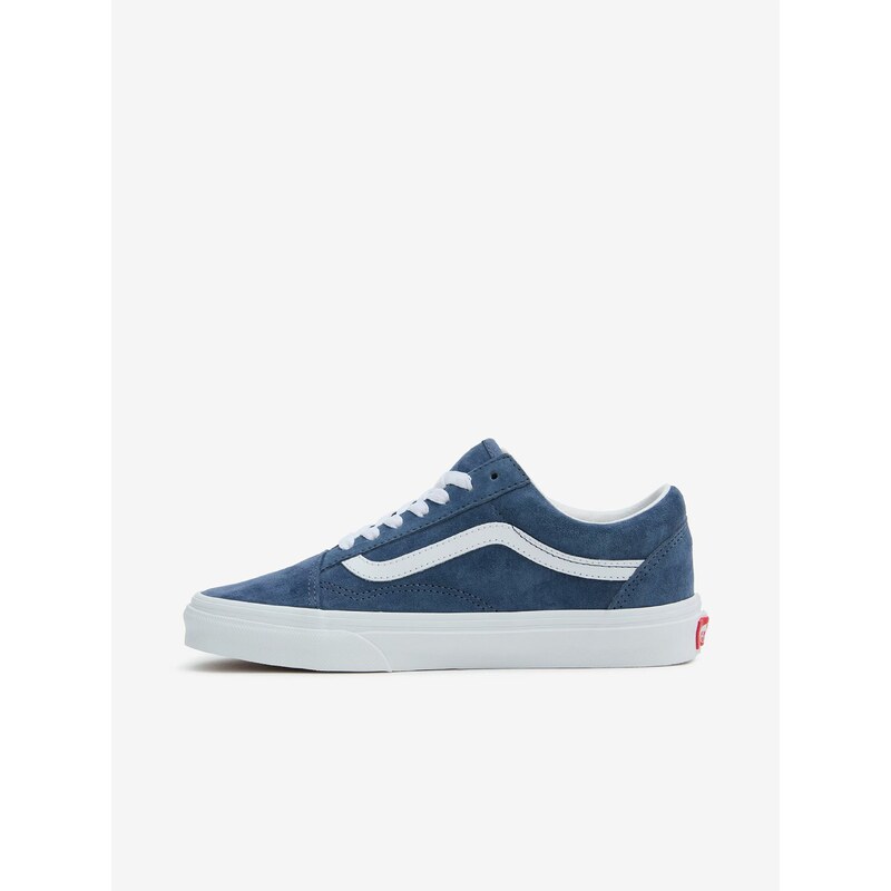 Modré dámské semišové tenisky VANS Old Skool - Dámské