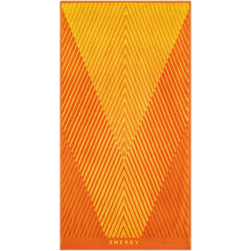 Zwoltex Unisex's Sport Towel Energy AB Orange/Yellow