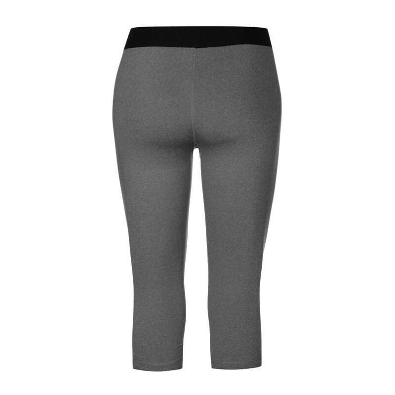 dámské legíny capri 3/4 USA PRO - CHARCOAL MARL - M