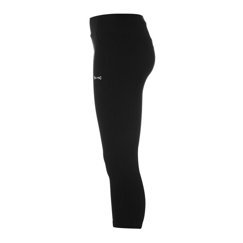 dámské legíny capri 3/4 USA PRO - BLACK - XS