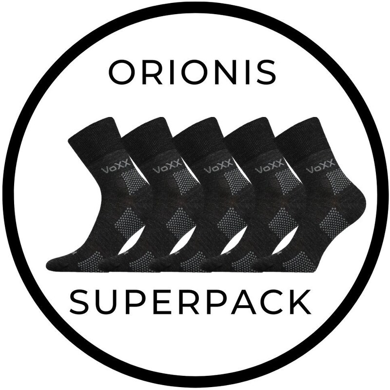 SUPERPACK - ORIONIS antibakteriální merino ponožky se stříbrem VoXX 87386637