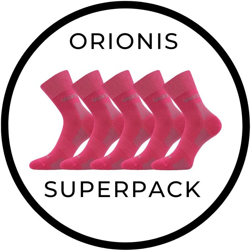 ORIONIS SUPERPACK antibakteriální merino ponožky se stříbrem Voxx tmavě šedá 35-38