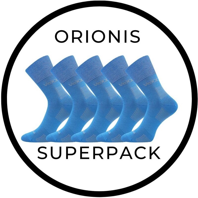 ORIONIS SUPERPACK antibakteriální merino ponožky se stříbrem Voxx světle šedá 39-42