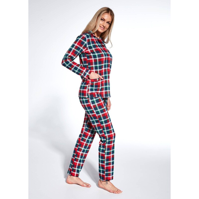 Women's pyjamas Cornette 482/369 Roxy S-2XL navy blue-red