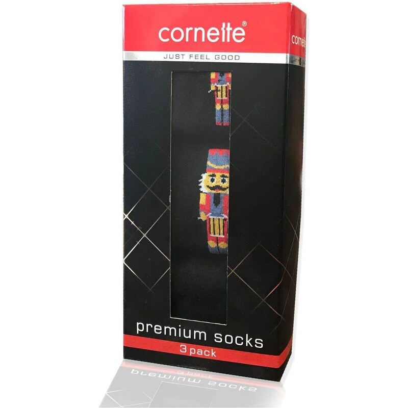 Cornette Premium A48 Christmas socks A'3 39-47 navy blue