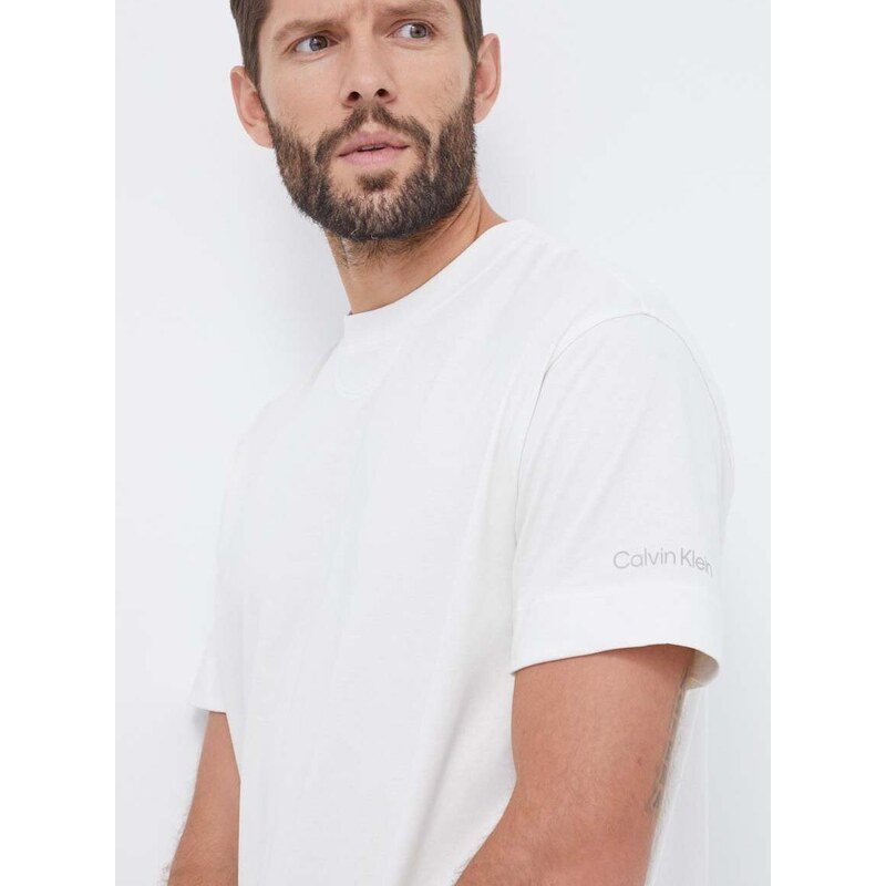 Tréninkové tričko Calvin Klein Performance šedá barva