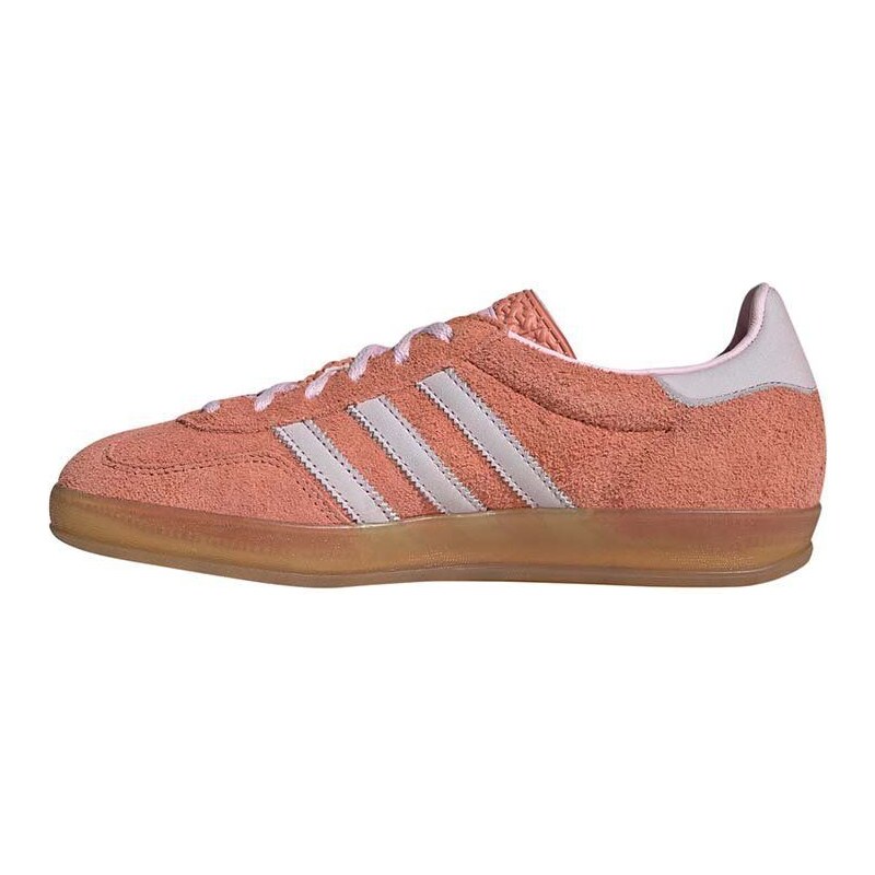 Semišové sneakers boty adidas Originals Gazelle Indoor oranžová barva, IE2946