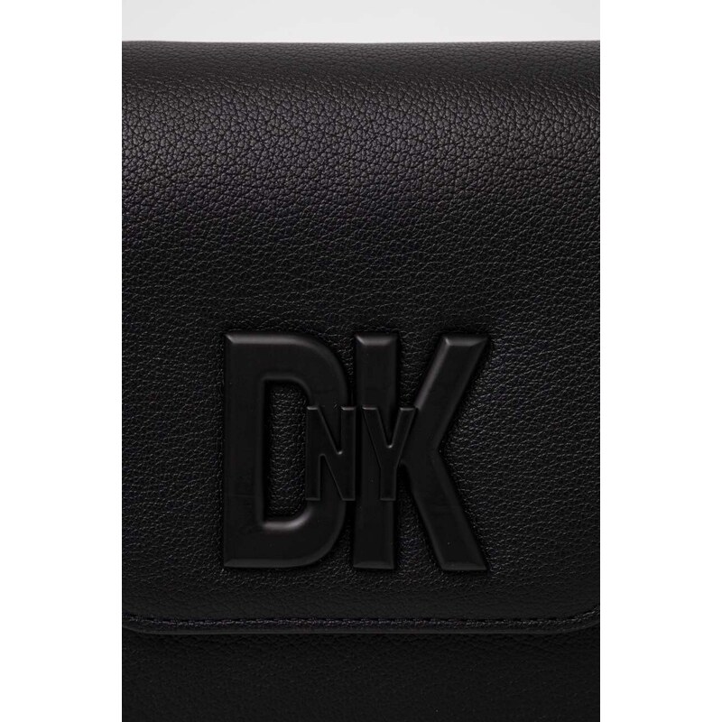 Kožená kabelka Dkny černá barva, R41EKC54